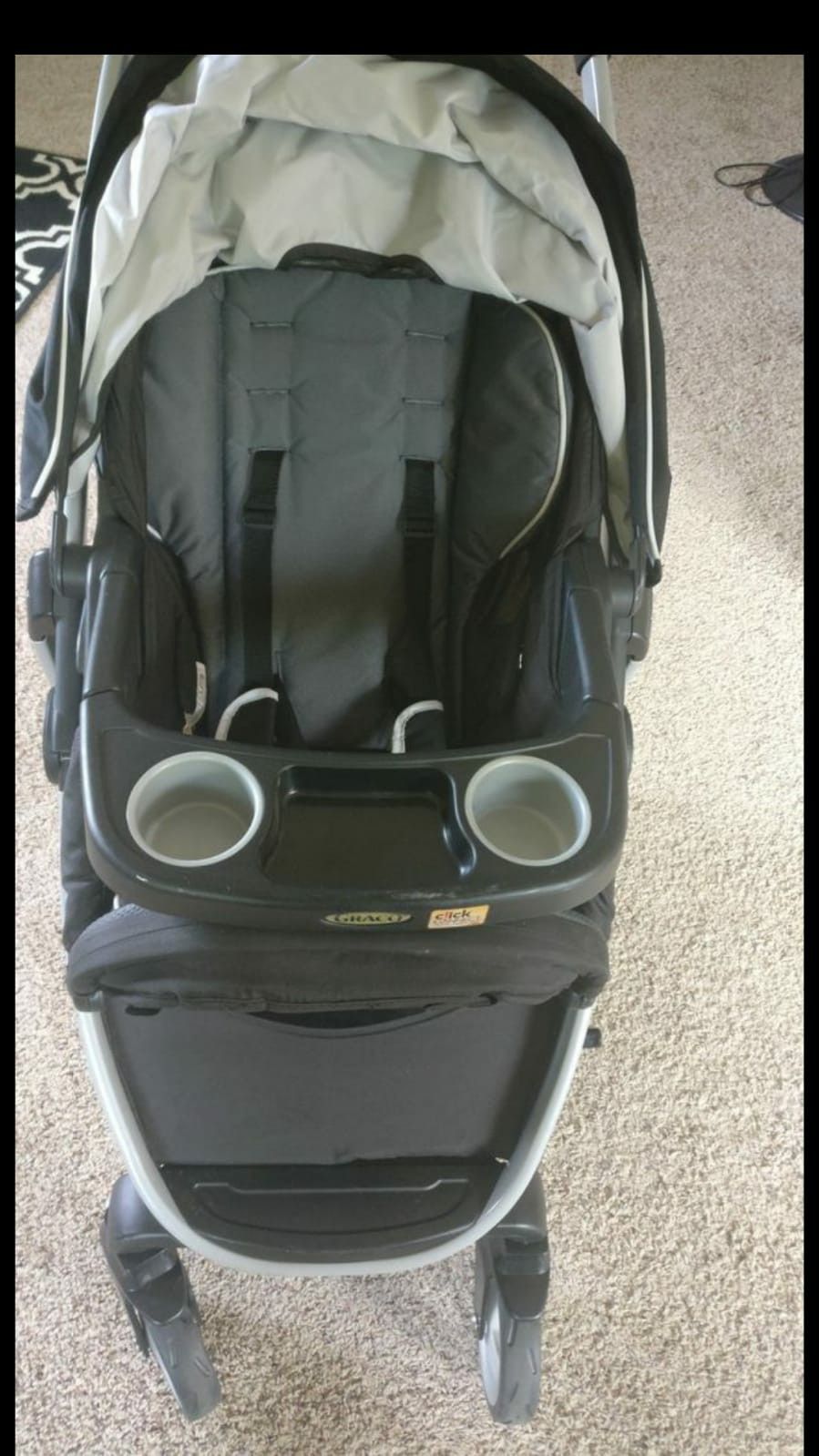 Stroller for babies and toddlers . Adjustable