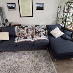 107.5" Wide Right Hand Facing Sofa & Chaise