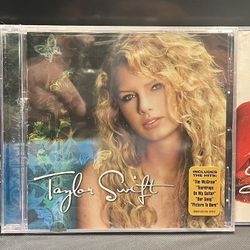 Taylor Swift SEALED 2006 Debut (Uncensored Gold Sticker), Deluxe CD/DVD, Speak Now Target CD/DVD Set