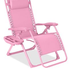 Pink Patio Folding Chair