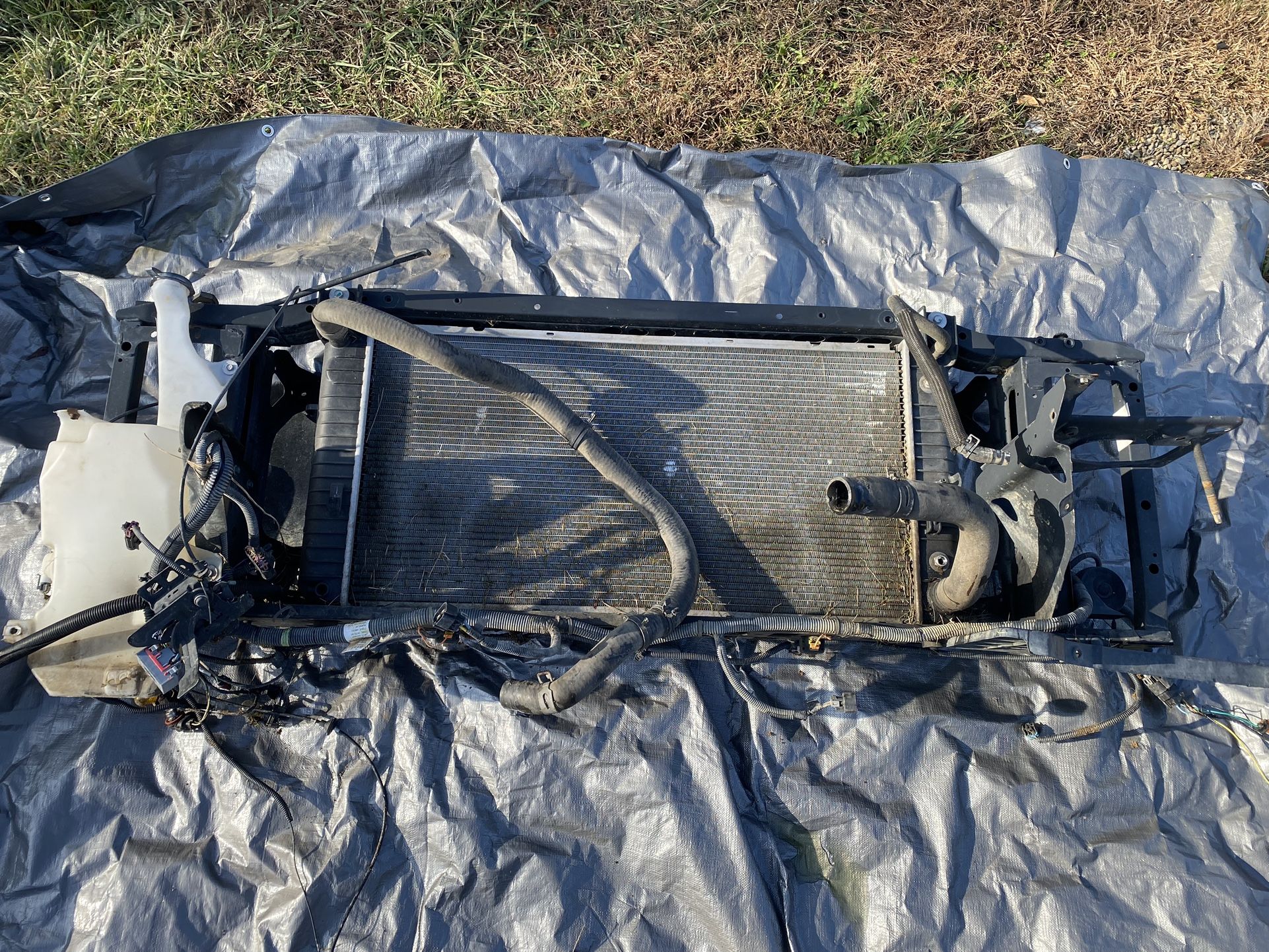2008 Chevrolet Silverado Front Core Support Radiator Condenser