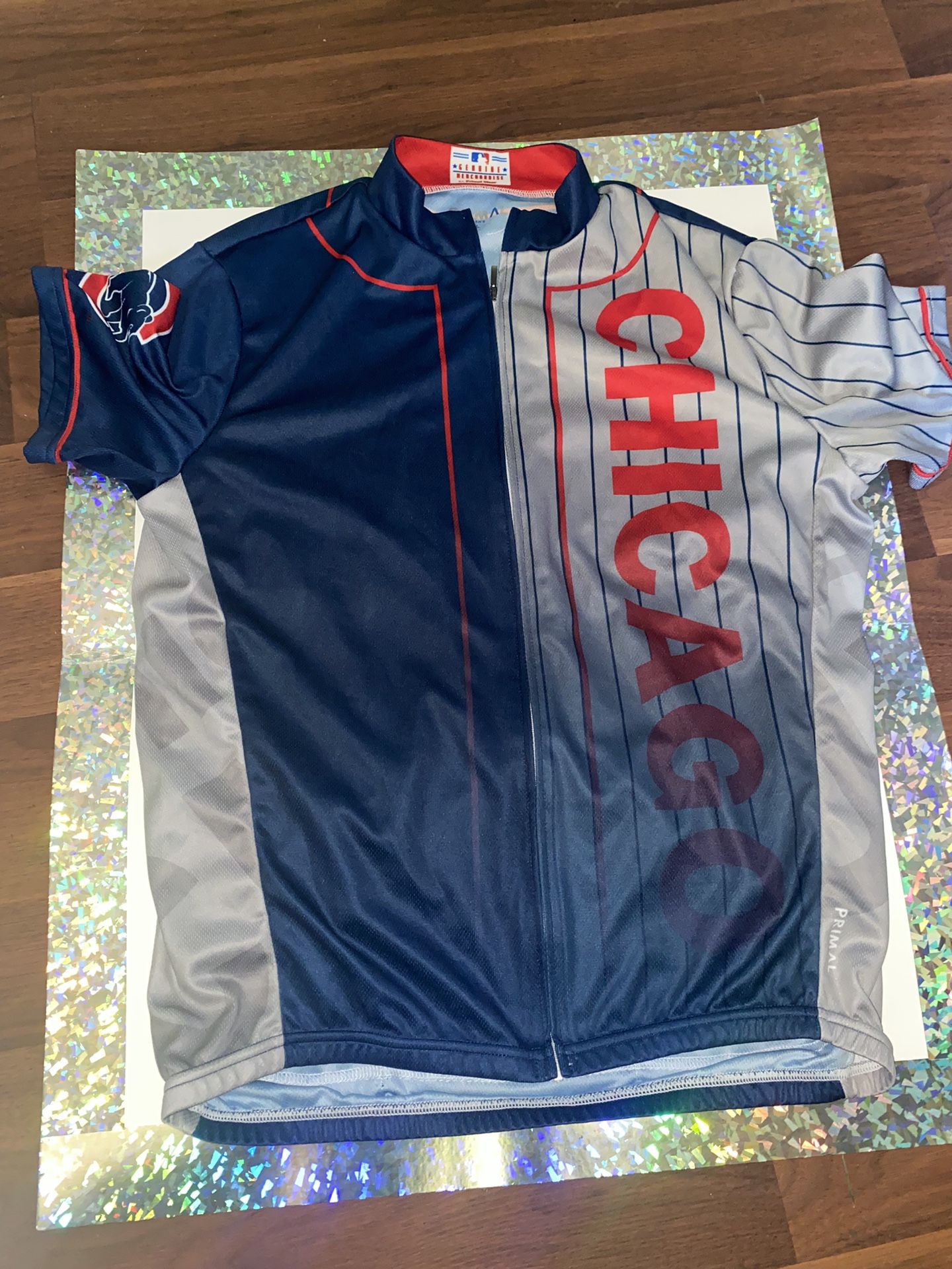 chicago cubs cycling jersey primal