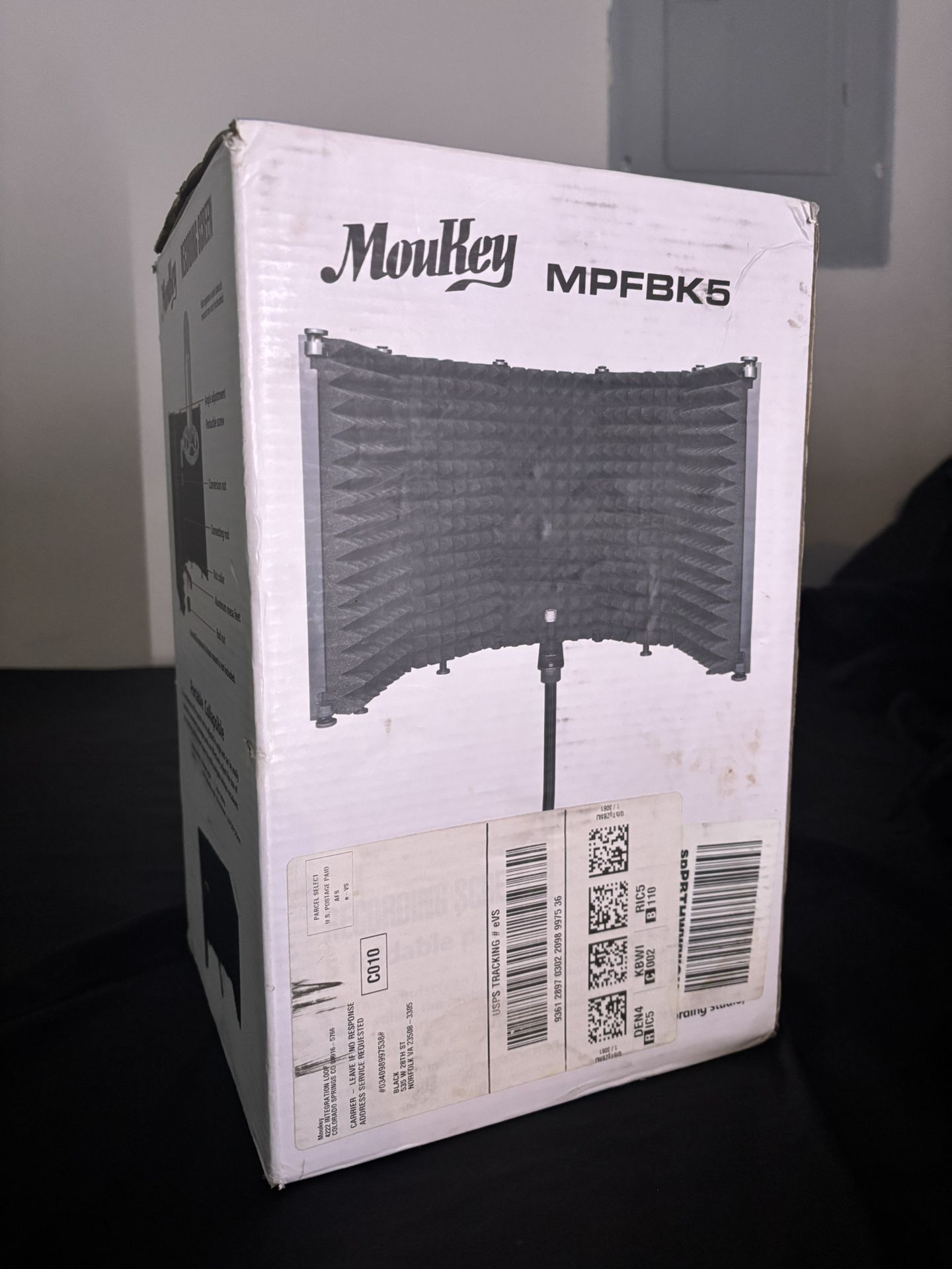 Isolation Shield For Recording Mic