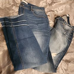 2 Pair Women's Size 16 Jeans 