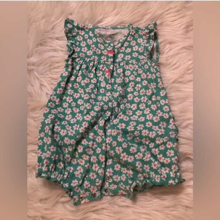 Carter’s 6M floral baby girl romper