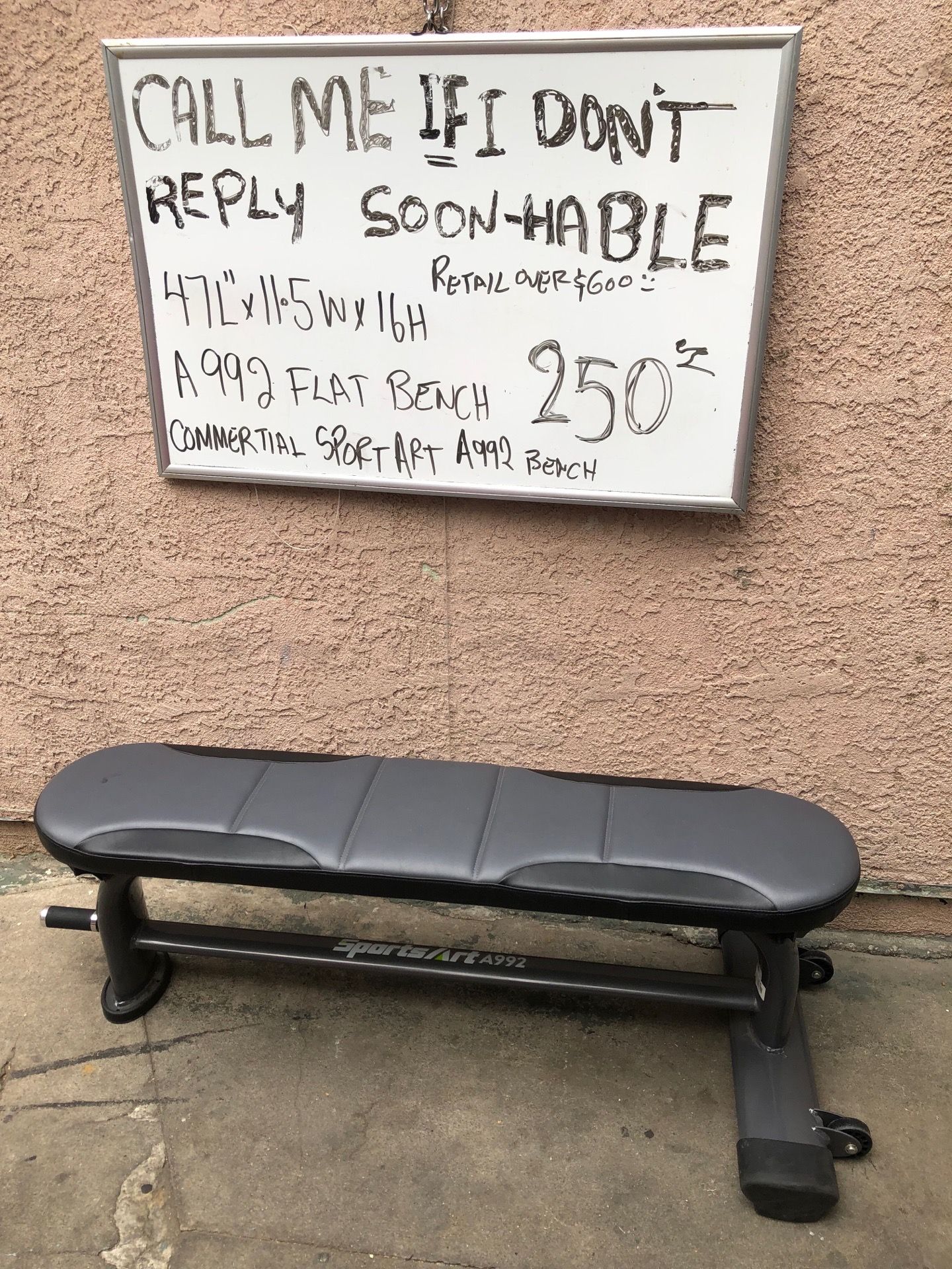 Pro flat bench