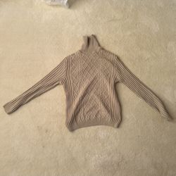 Asos Beige Turtle Neck Long Sleeve