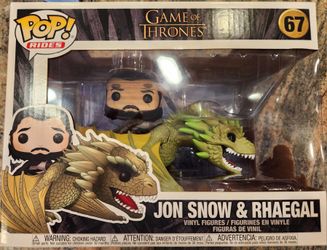 Funko Pop Jon Snow and Rhaegal