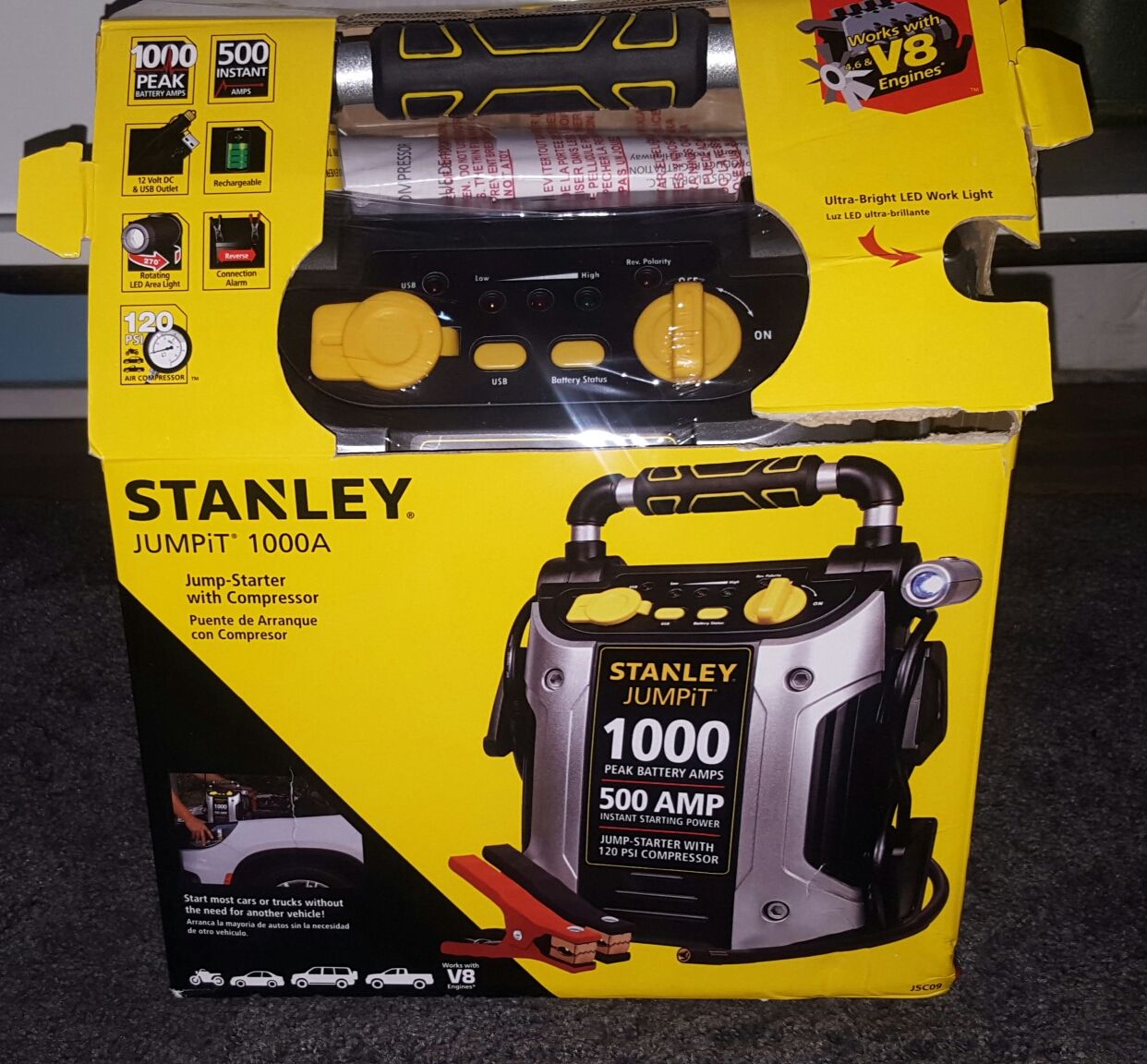 Jump starter stanley 1000 deals