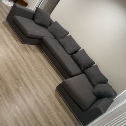 C-shaped Sectional Couch $1,000 OBO