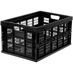 Black Collapsible Storage Bins 