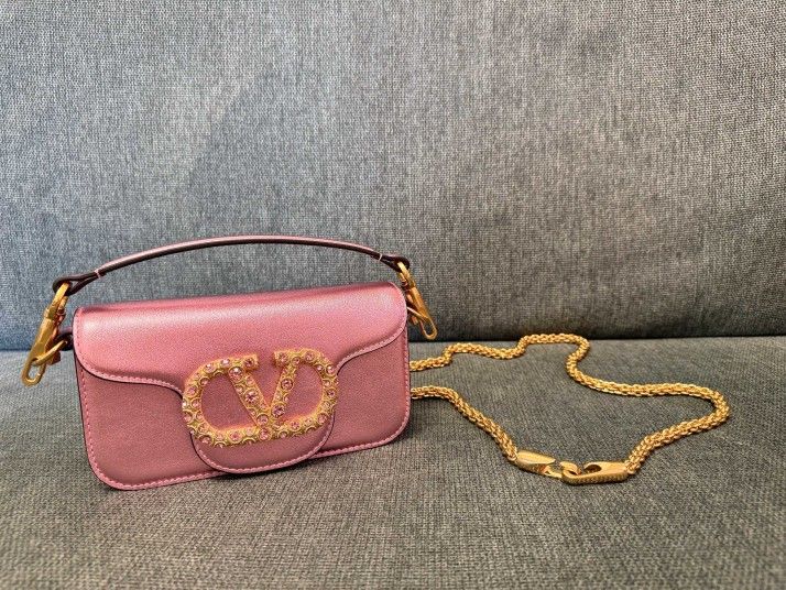 A pink Valentino bag