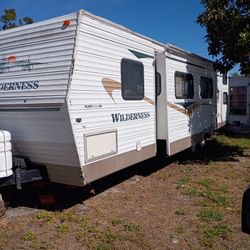 Two Bedroom Camper Sleeps Nine. 