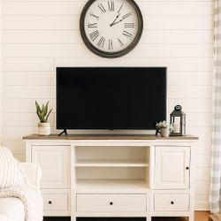 Solid Wood Tv Console Cabinet 