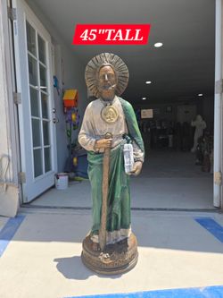CONCRETE CEMENT SAINT JUDE STATUE $300 EACH (45" INCH TALL) SAN JUDAS TADEO
