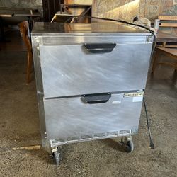Beverage-Air commercial undercounter refrigerator, 2 drawer