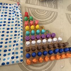 Lovevery Montessori math bar counters