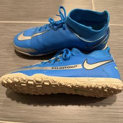  Nike Phantom GT Club DF TF GS Photo Blue Metallic Silver