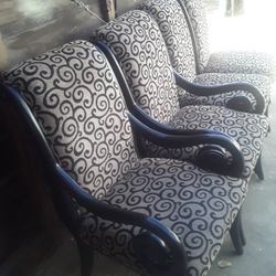 Dining room Chairs Two With Armrests 