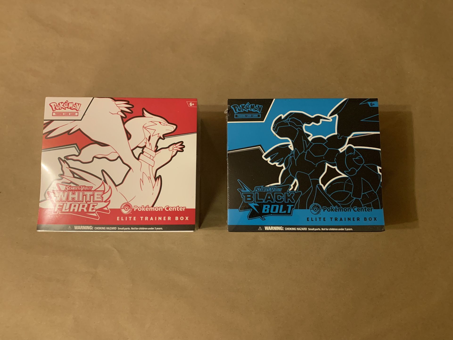 Pokémon - Black Bolt & White Flare - Pokémon Center Exclusive ETB - Factory Sealed - See Description