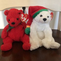 TY Original Christmas Beanie Babies 