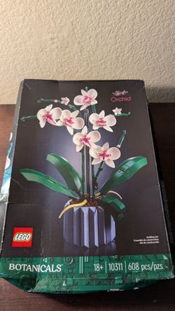 LEGO Botanicals Orchid - Artificial, Fake Indoor Flowers Building Set
