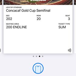 Se venden 2 Boletos para la semi de hoy..!!