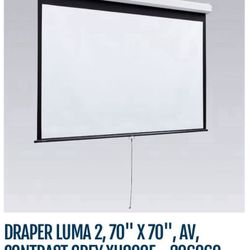 Draper Luma 2 Manual Projection Screen