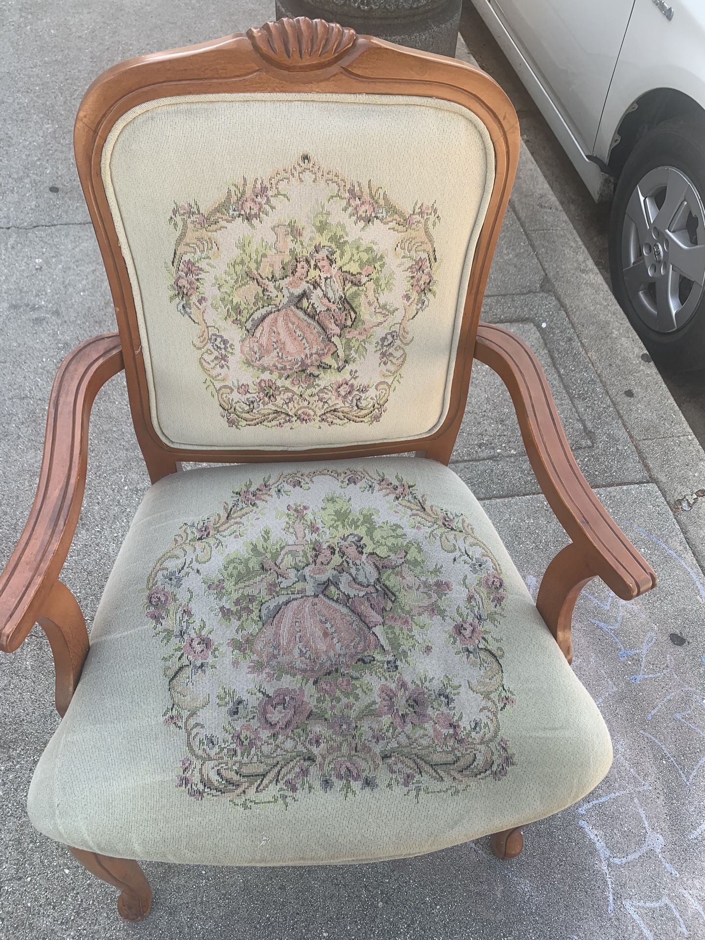 Antique Victorian Chair Clean Upholstery