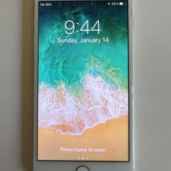 Apple iPhone 6 Plus 128GB (A1524) Silver/White AT&T Fully Functional 82% Battery