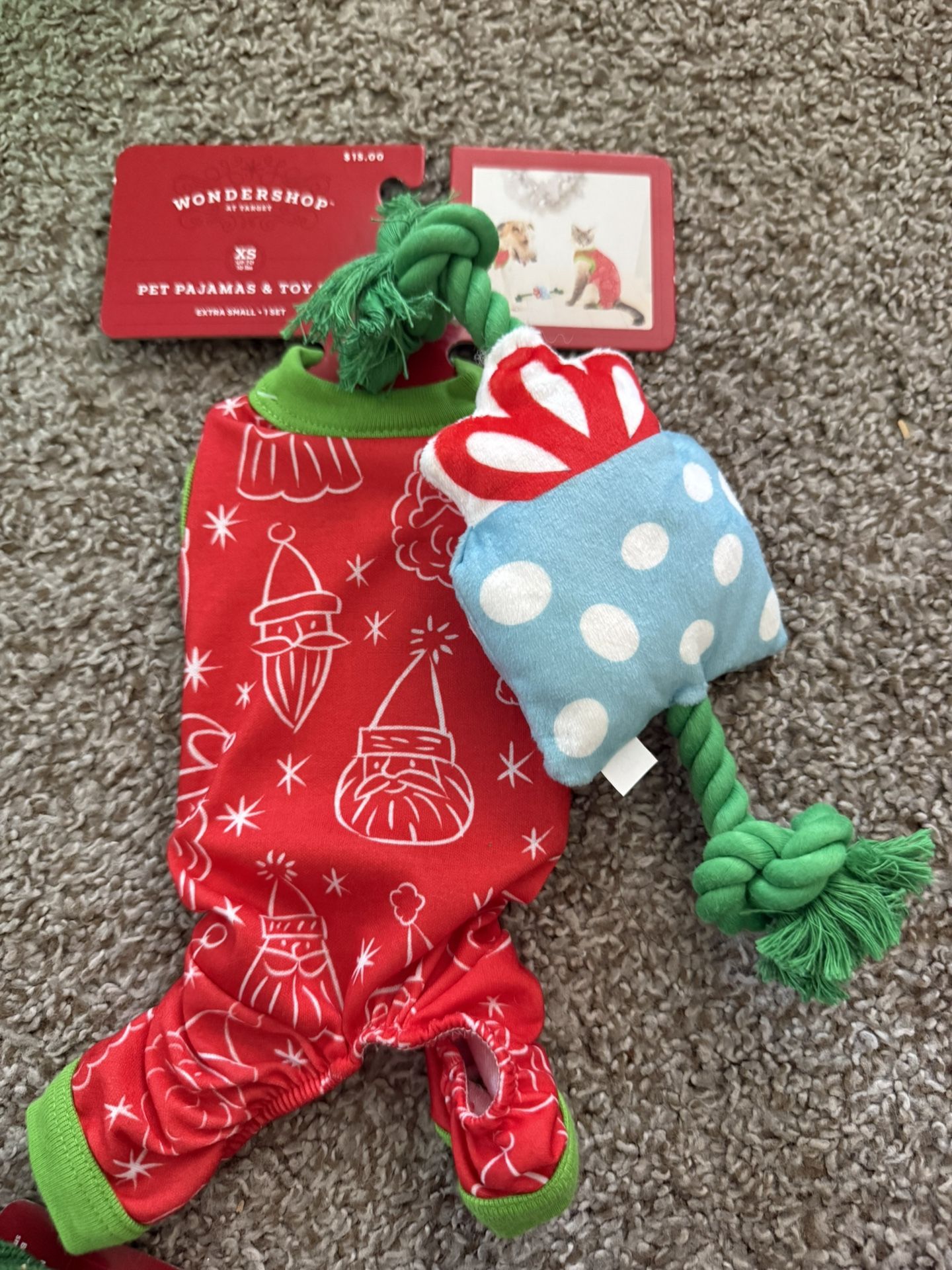 New Christmas Dog Pjs XS