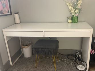White desk