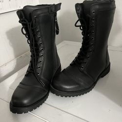 Speed & Strength Fast Times Women’s Leather Motorcycle Boots