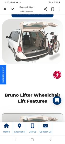 Bruno Wheel Chair Lift