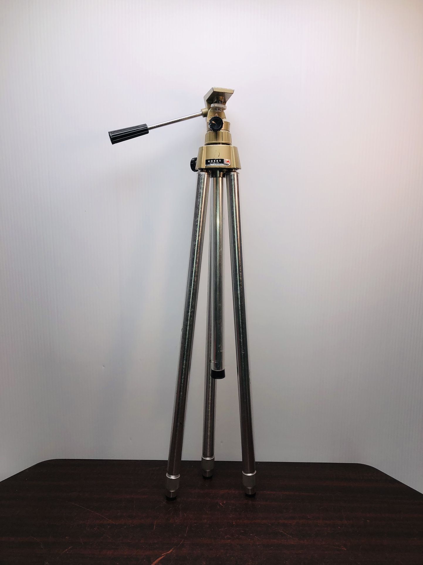 VTG CAMERA TRIPOD FOLDABLE RETRO Aluminum Quick Set HOBBY CUSTOM 200 Made In USA