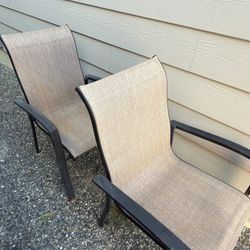 Outdoor chairs — set for $40! 