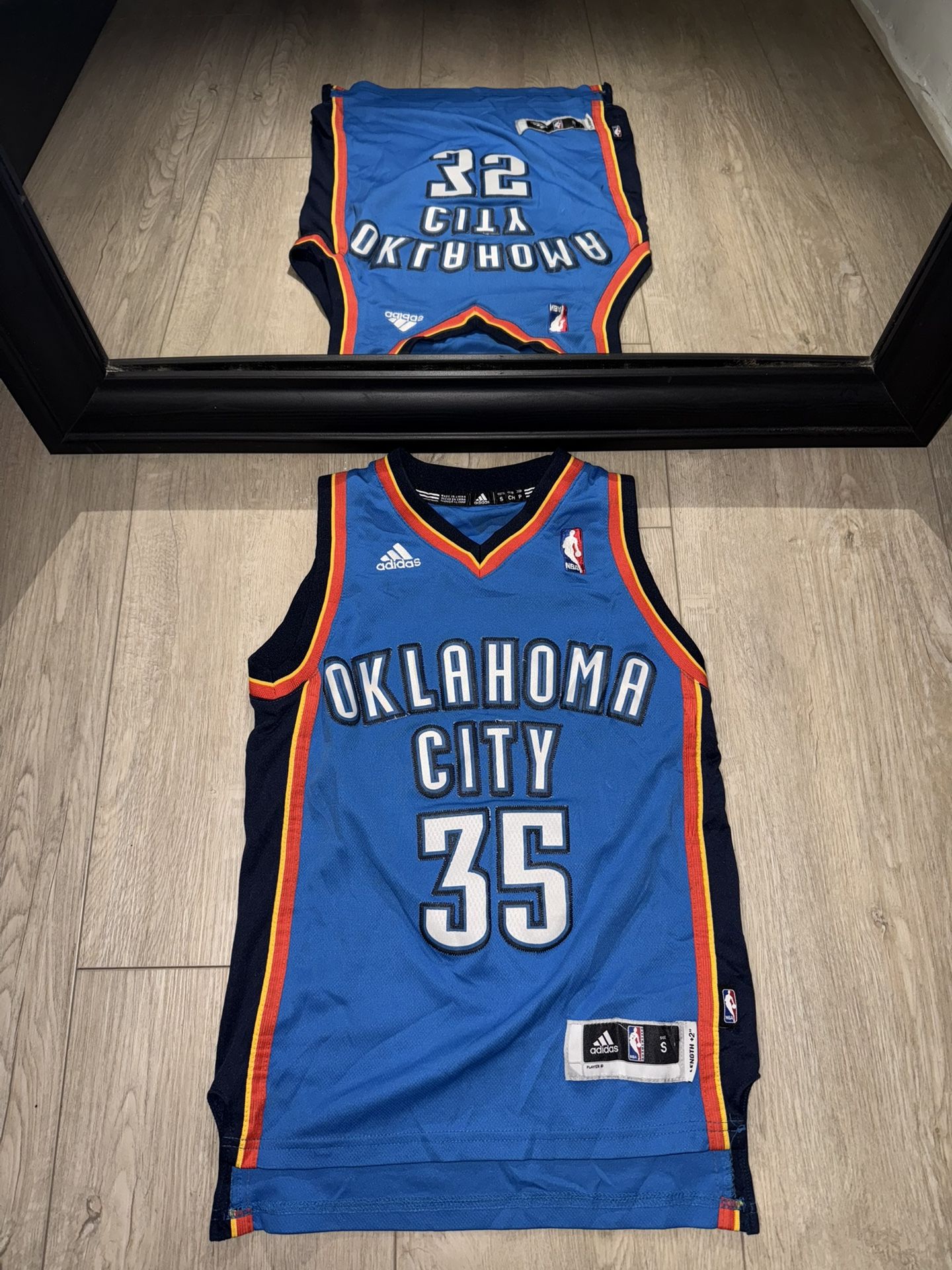 Vintage KIDS / YOUTH Adidas Kevin Durant #35 OKC Thunder Jersey