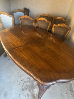 Dining table and furniture