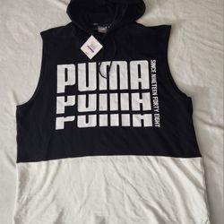 MENS PUMA SLEEVELESS GRAPHIC TSHIRT