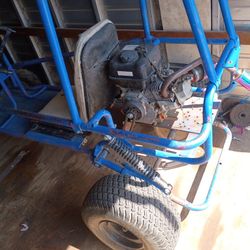 1998 Chevy Silverado and a Go Cart 