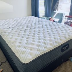 Beautyrest Pressure Smart Queen Mattress Firm With Box Spring 