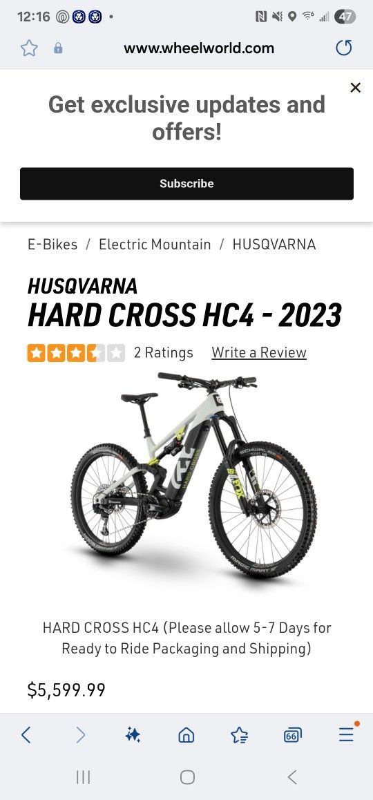 2023 Husqvarna HC4 BRAND NEW