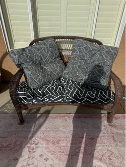 Patio Couch with Cushions