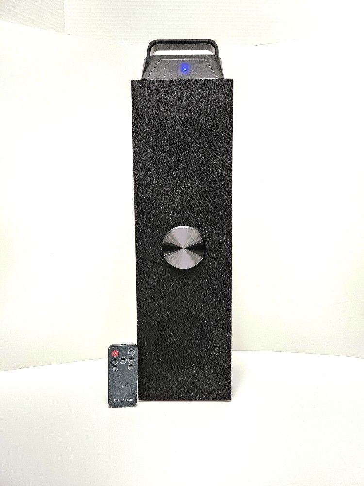 Craig CR4208 Portable Sound Blaster Wireless Bluetooth Speaker 17"H with Carrying Handle - Vocina Portatil