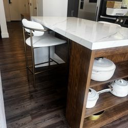 Island Table Faux Marble