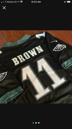 Black eagles brown green jersey