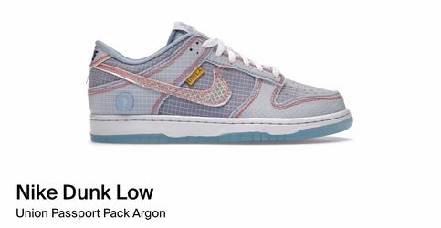 Nike dunk union passport pack argon
