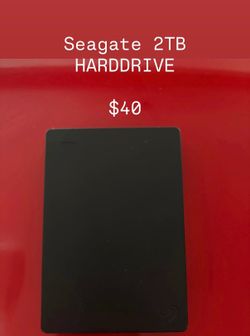 SEAGATE 2TB HARDDRIVE