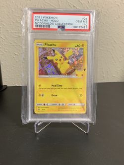 Pikachu McDonald’s Promo Holo PSA 10