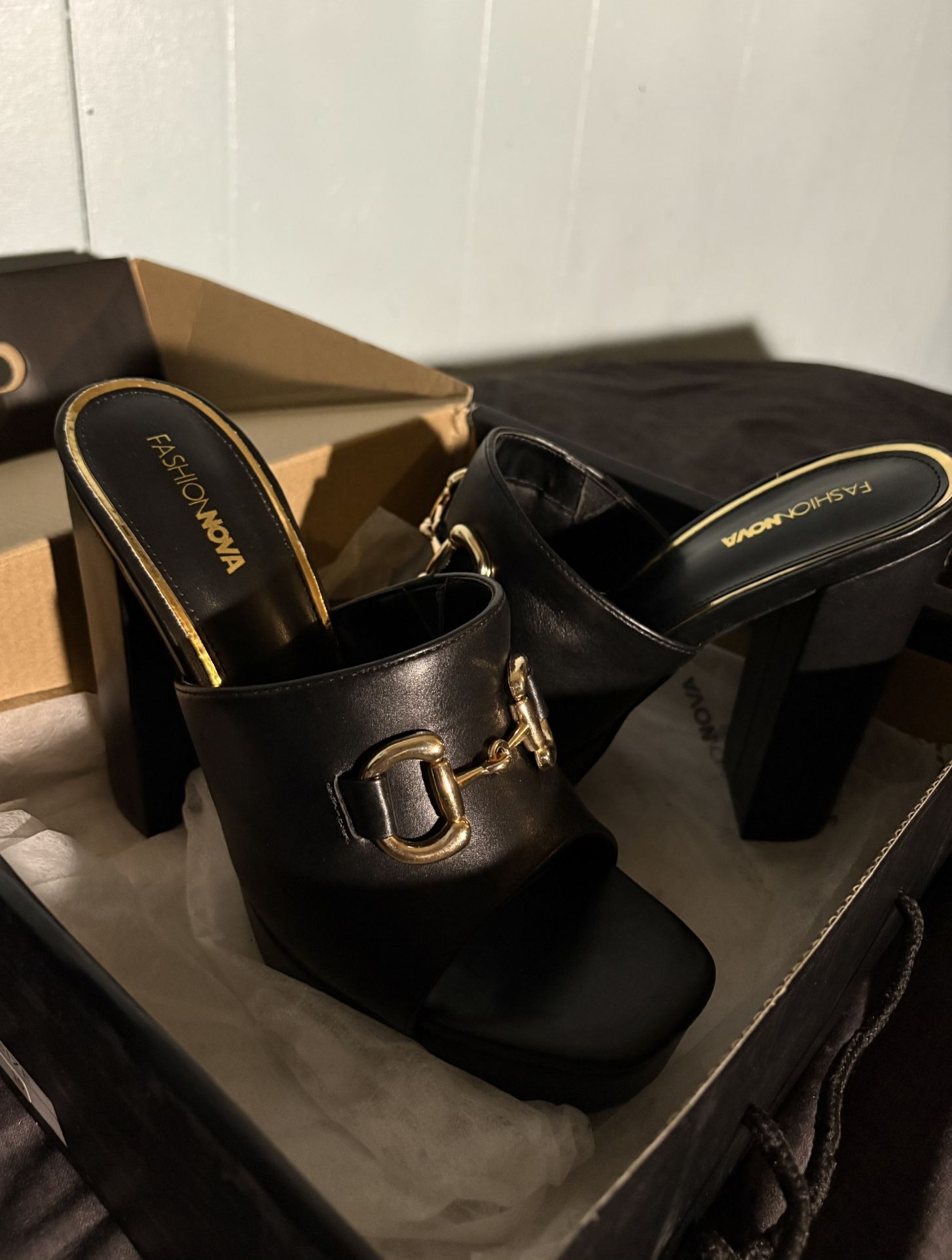 Black Platform Heels